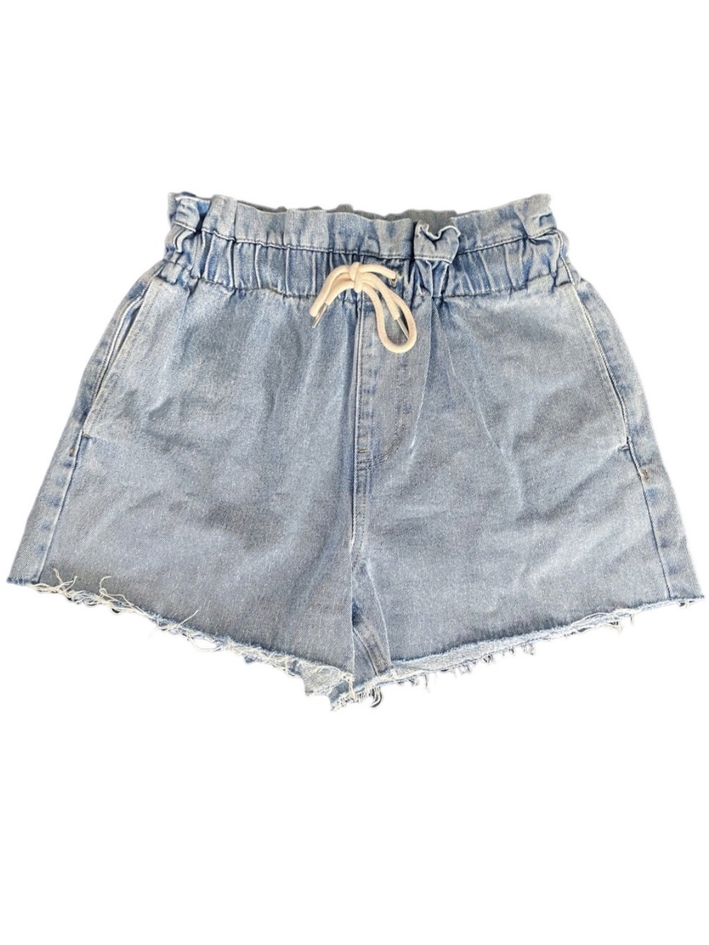Tilly’s RSQ Denim Cinched Waist Vintage Style Cut Off Shorts Size Medium